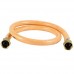 eDealMax plastique enduit douche tuyau flexible de chauffe-eau Tuyau Tube  1m  Orange - B07GS9SGF8